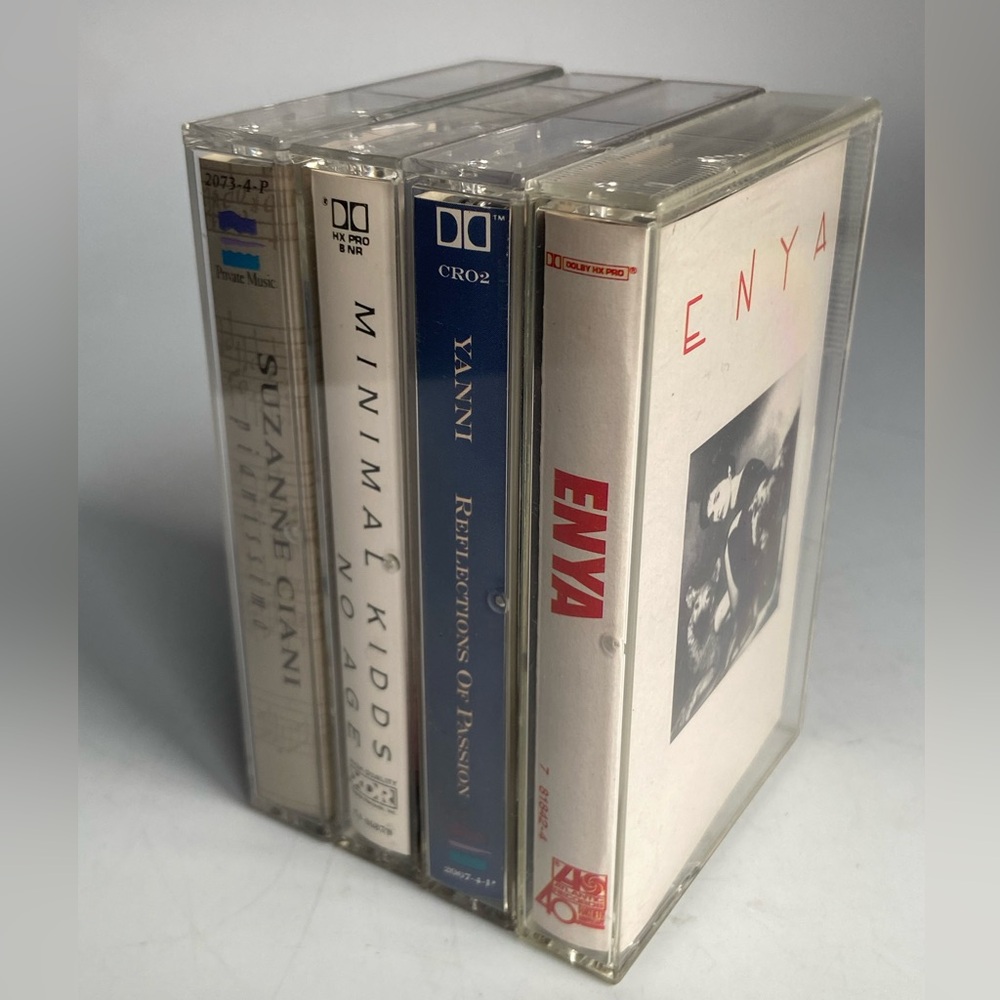 Four Cassette Tapes New Age Music Enya Yanni No Age